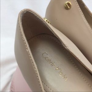 Calvin Klein peep toe